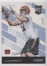 2015 Panini Clear Vision Rookie Blue 13/99 Tyler Kroft #162 1og