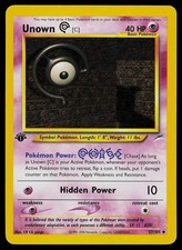 Pokemon Card - Unown [C] Neo Destiny 57/105 1st Edition Uncommon on eBay