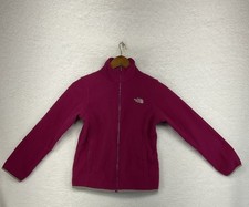 The North Face Jacket Girls Purple Full Zip Sweater M 10/12