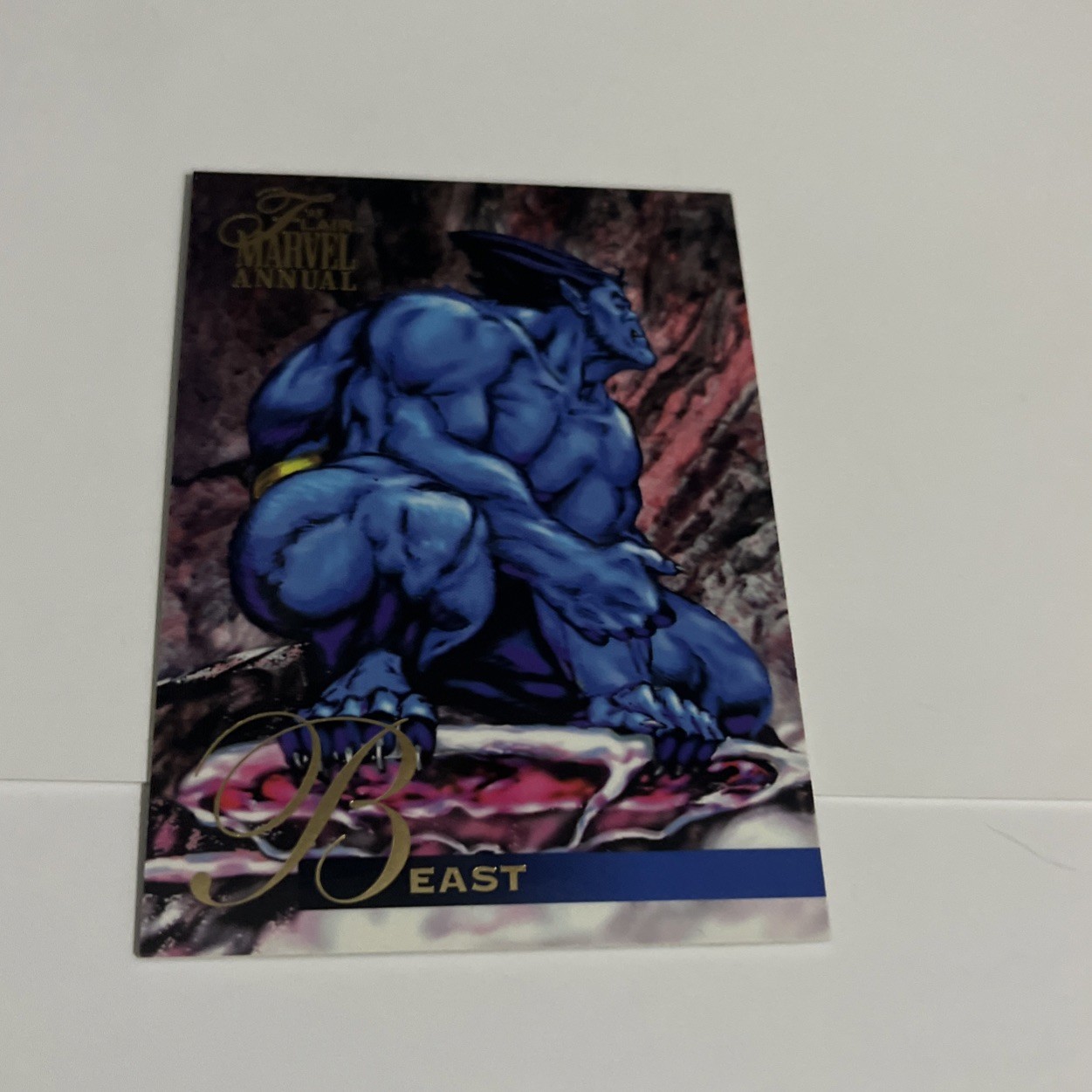 Beast - 1995 Flair Marvel Annual #8 Trading Card