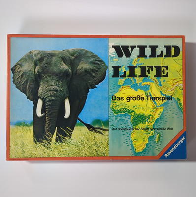 Wild Life Ravensburger- Das große Tierspiel / Elefant-Version 1976