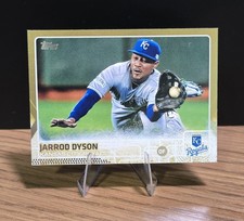 2015 Topps Series 2 Gold Foil Jarrod Dyson #d /2016 Set Break Parallel Royals