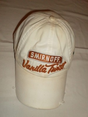 Smirnoff Vodka Vanilla Twist Weathered Hat / Cap - White