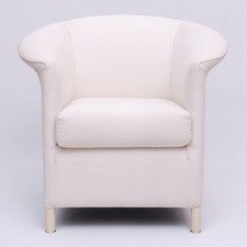 Sessel Aura Stoff champagnerfarben Paolo Piva für Wittmann Austria 6.Z