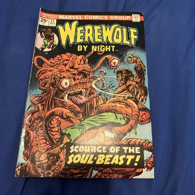 Werewolf By Night #27 (1975) MVS Captain Marvel Gil Kane Dr. Glitternight 