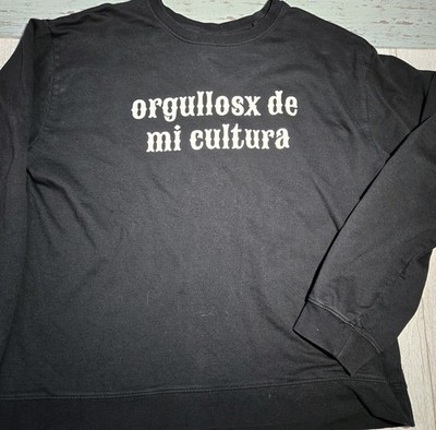 Spanish Latina Culture PROUD OF MY CULTURE Long Sleeve Tshirt XL Black Lightweig