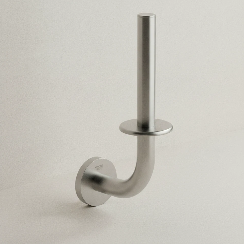 Grohe Essentials Réserve de papier Finition inox brossé infinity, 40385DC1 - Photo 1/1