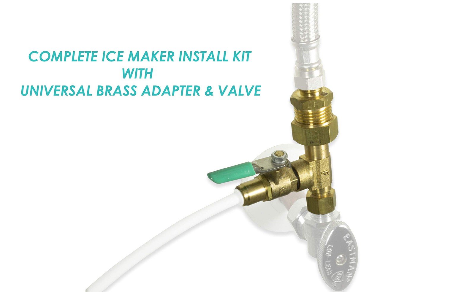 Ice Maker Fridge Quick Installation Kit with 25' Feet Tubing for Drinking Water