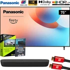 Panasonic W95 75" Mini LED 4K UHD Smart Fire TV 2024 + Compact Soundbar Bundle