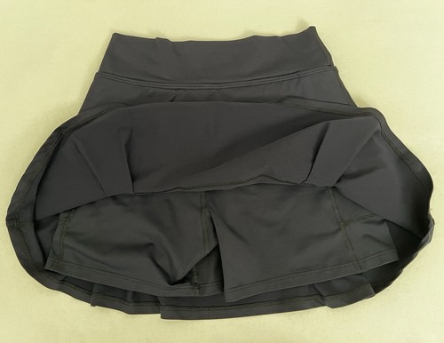 Minifalda Dona Jo Talla 1 Pequeña Negra Atlética Tenis Skort Acampanada Pickleball Golf - Imagen 13 de 17