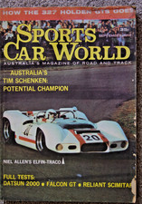 Sports Car World 1968 Sep Falcon XT GT Monaro GTS Datsun 2000 Scimitar Connaught