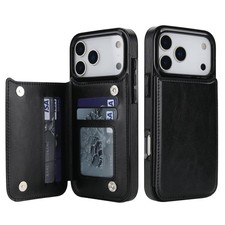 Wallet Case for iPhone 18 17e 17 16 15 14 13 12 11 Pro Max Leather Card Holder