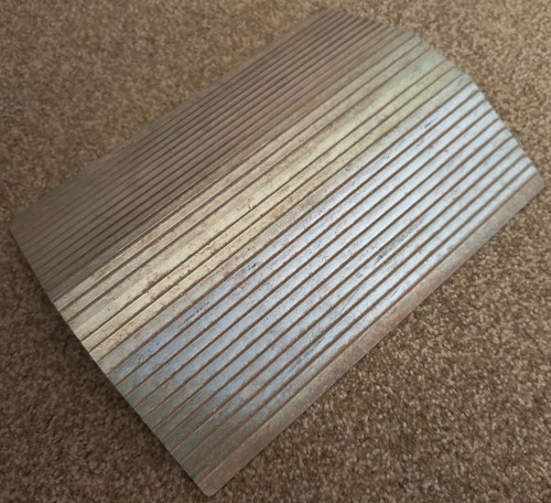 Vestil LHCR-48 Aluminum Cable Hose Crossover Ramp (12" Cut Piece) 10,000 lb Load