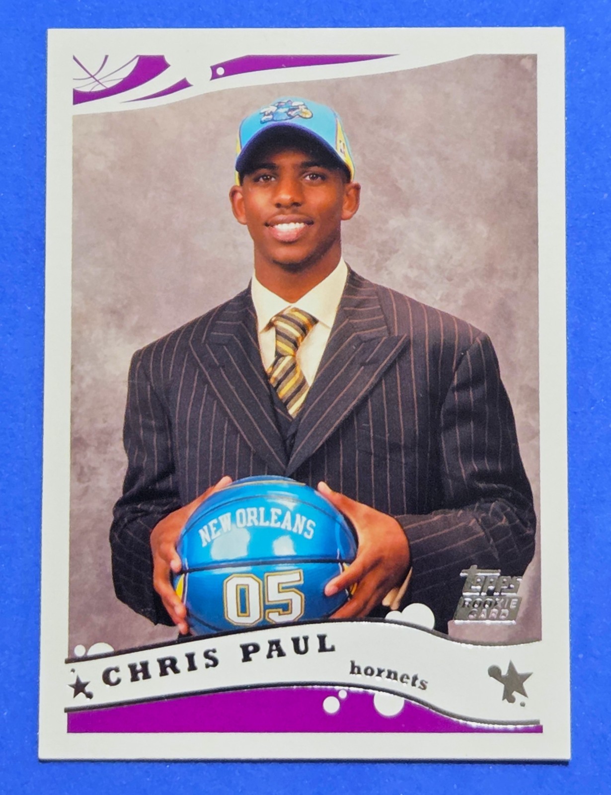 CHRIS PAUL 2005-06 Topps basketball #224 ROOKIE card New Orleans Hornets CP3 Rc