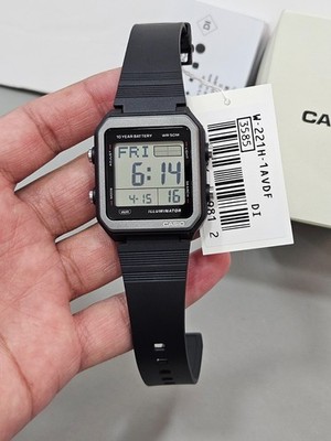 Casio W-221H-1AVDF Digital Watch 10-Year Battery 50M WR LED Illuminator