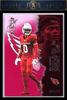 Will Johnson 2025 Topps Signature Class Arizona Cardinals #135 Magenta /250
