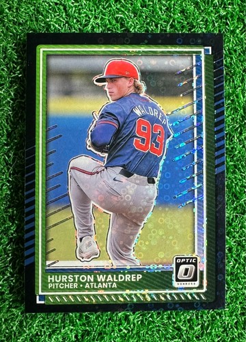 Hurston Waldrep 2025 Panini Donruss Optic Prizm #58 BLACK CIRCLES Atlanta