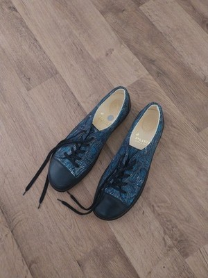 Cristian Dietz Damen Schuhe Sneaker größe 11-H Plus Schockabsorber Schwarz/Bunt