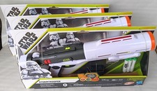  x3 Star Wars Stormtrooper Nerf triple strike blaster Glowstrike - New in Box