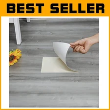 Easy Installation Peel and Stick Grey Floor Tile, 40-Pack