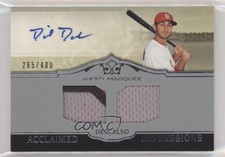 2011 Topps Marquee Acclaimed Impressions Dual 265/400 Daniel Descalso Auto 00ah