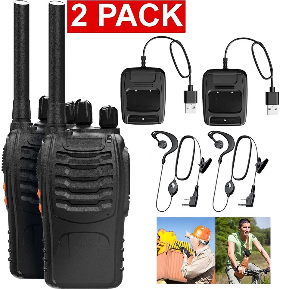 10X Baofeng BF-888S 400-470MHz 2 Way Radio Walkie Talkie 1500mAh Long Range lot - Image 2 of 4