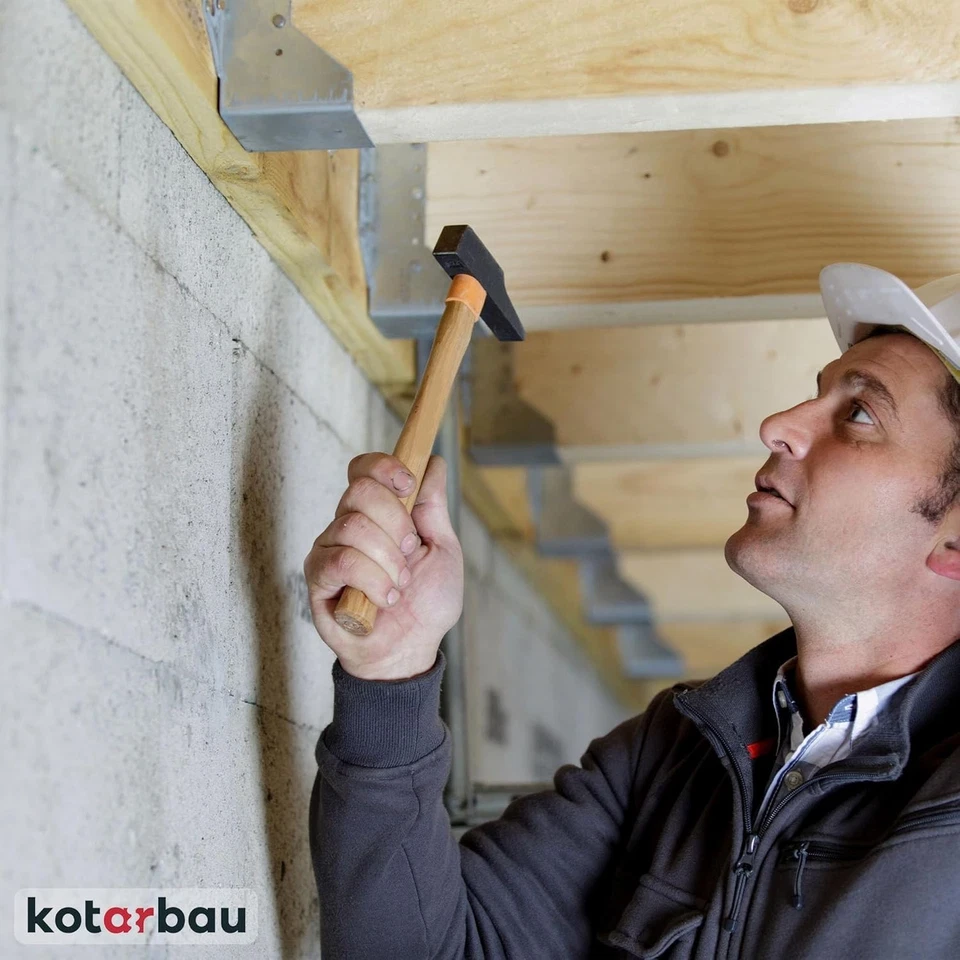 KOTARBAU® - Staffa per travi tipo A, 50 mm, giunti per travi in legno - Immagine 3 di 4