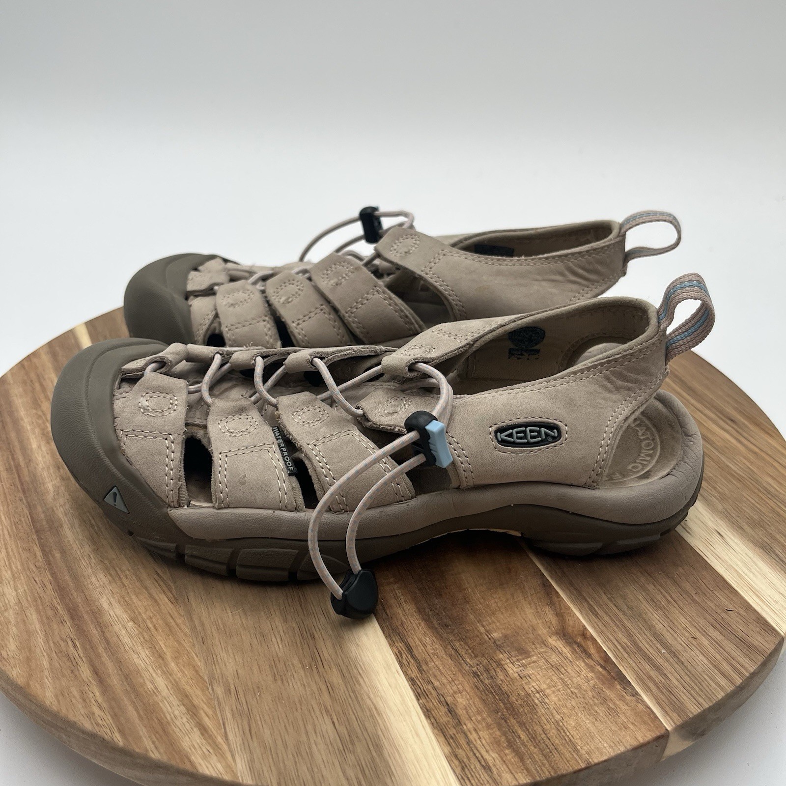 Sandali scarpe da trekking Keen donna Newport H2 beige slingback taglia 7 US