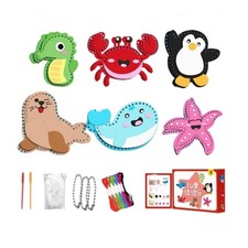Handmade Sewing Kits Craft Toy for Toddler with Full Package Sewing Materials