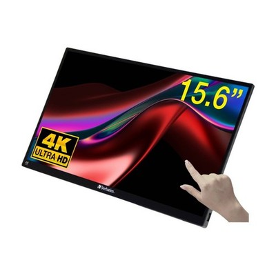 Verbatim Tragbarer Touchscreen Monitor Ultra HD 4K 15,6''