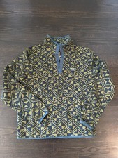 LL Bean 1/4 Snap Mock Neck Sweatshirt/Pullover Slightly Fitted Mens M