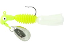 Team Crappie Crappie Tamer Underspin Jig Yellow Pearl 1/8 oz