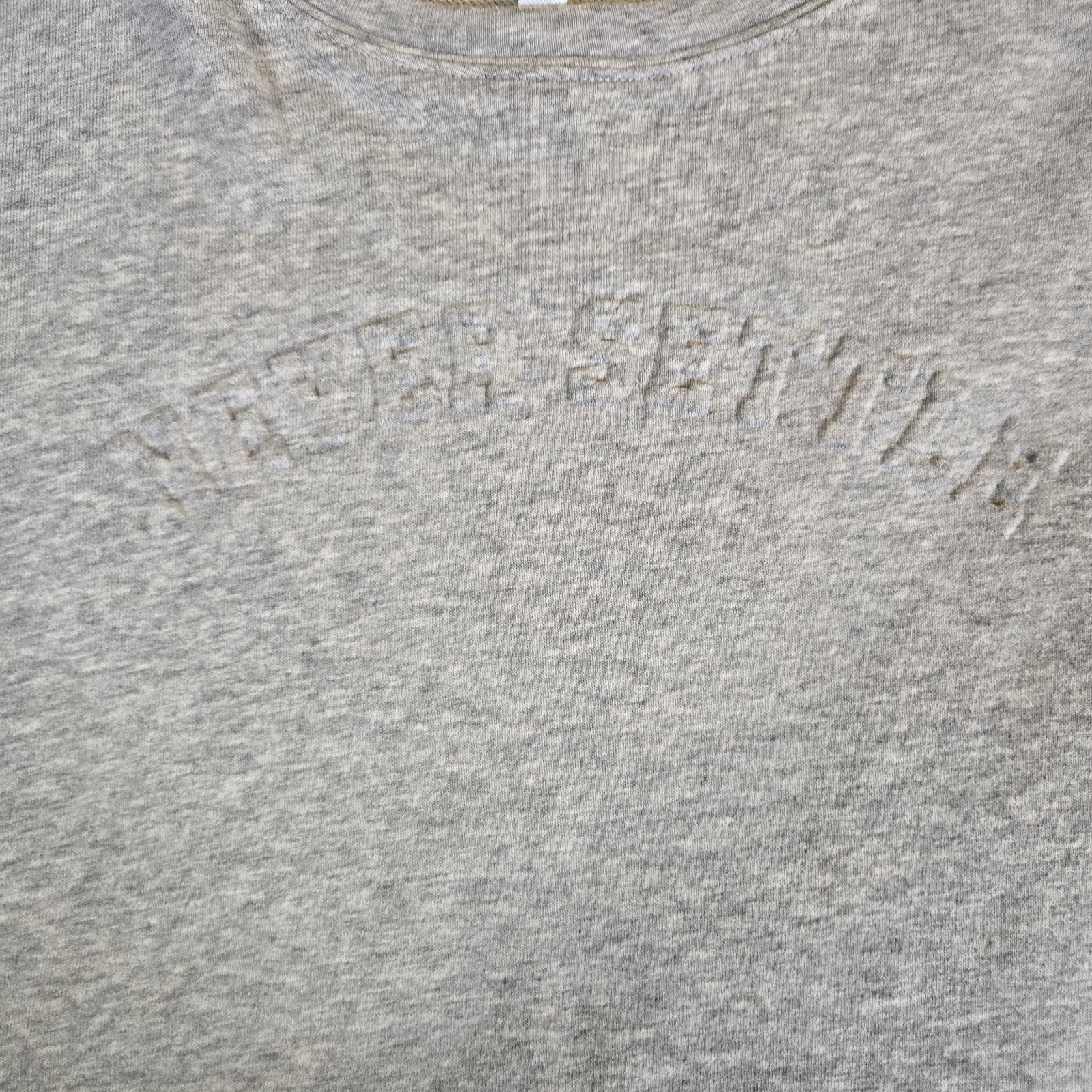 Fabletics Women's Gray Pullover ‘Never Settle’ Sw… - image 3