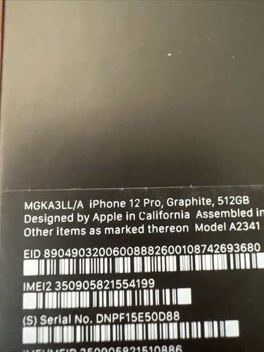 Lot of 3 EMPTY BOX ONLY Apple iPhone5, iPhone5s, iPhone 12 Pro - 第 5/7 張圖片
