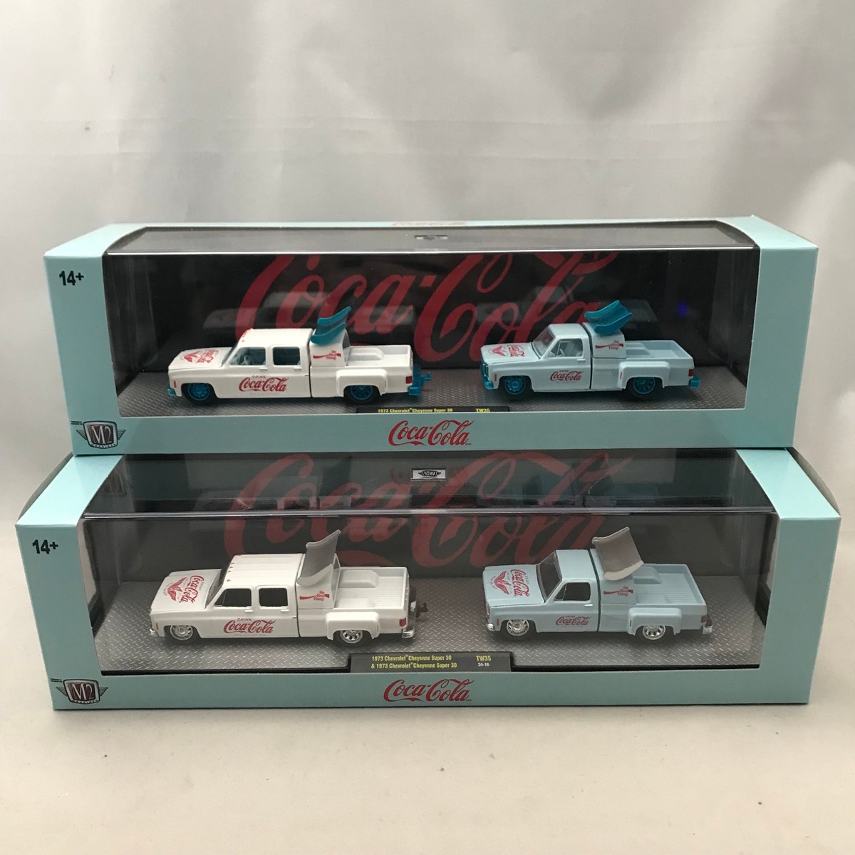 M2マシーン　コカ・コーラ　1973 CHEYENNE SUPER 30 m2 machines 1973 Chevrolet Cheyenne Super 30 Hauler Set Coca