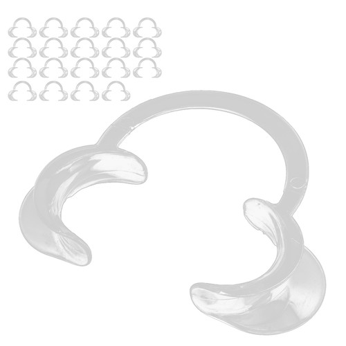 20pcs Disposable Lip Cheek Retractor Transparent CShape Teeth Whitening Mout 3CS - Picture 9 of 12