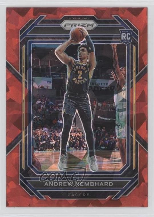 2022-23 Panini Prizm Red Ice Prizm Andrew Nembhard #227 Rookie RC 2s2