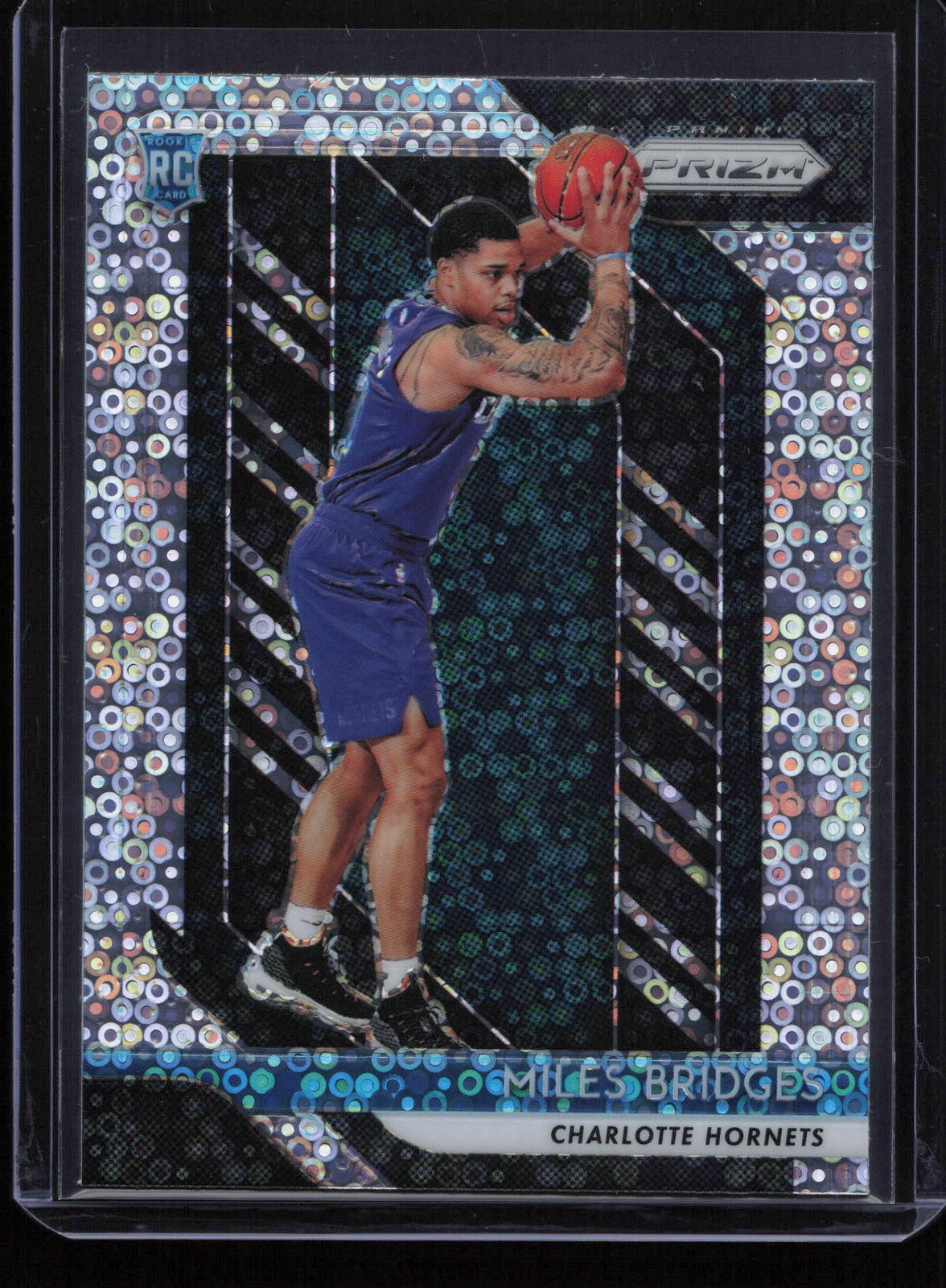 2018-19 Panini Prizm #278 Miles Bridges Prizms Fast Break Silver