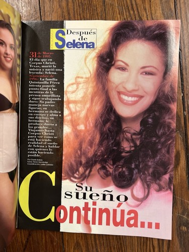Jennifer Lopez Selena Quintanilla - CRISTINA La Revista Magazine 1997 RARE - Foto 2 di 5