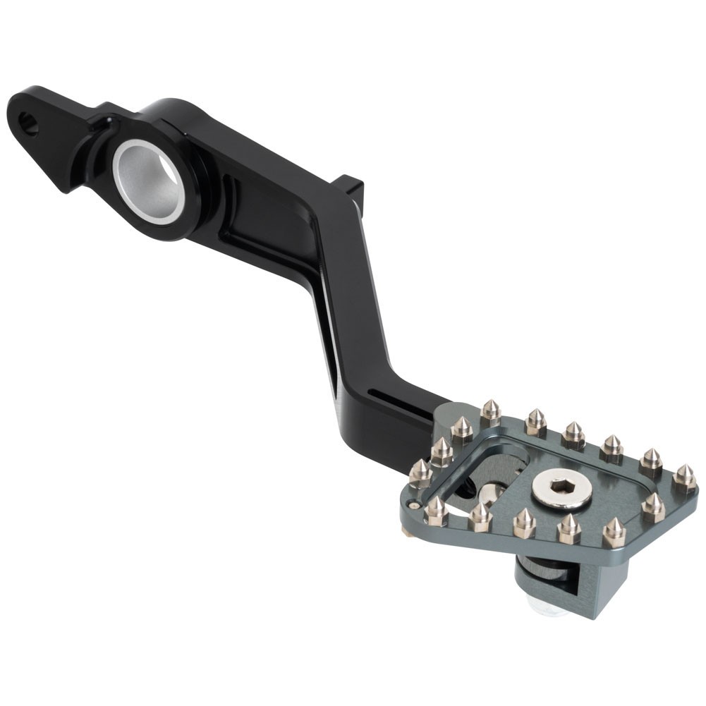 Tusk Adjustable Aluminum Brake Pedal Black Titanium BMW R1300GS 2024-2025