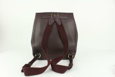Louis Vuitton Burgundy Taiga Leather Cassiar Backpack 1015lv42 | eBay
