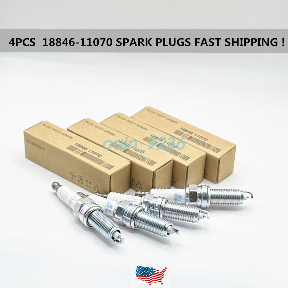 4p 1884611070 SparkPlugs For 11-18 Hyundai ElantraTucson Kia Forte 1.8L2.0L 2.4L