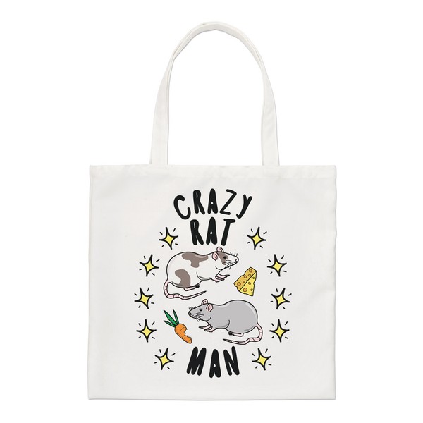 VerrüCkt Rat Man Stars Regular Tragetasche Vatertag Tier Lustig Shopper-image