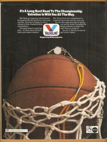 1986 Final Four Program Louisville Duke LSU Kansas B3 - Imagen 2 de 2