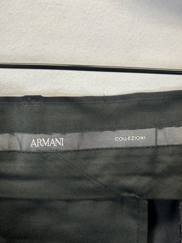 Armani Collezioni Solid Dark Navy Pants W 38 - Picture 6 of 7