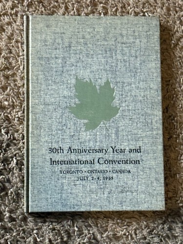 Alcoholics Anonymous! EXTREMELY RARE LIKE NEW! 1965 ON A.A.'S 30TH ANNIVERSARY!!