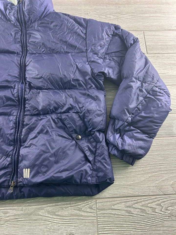 Burton сноубордов женщин Sz средний синий вниз заполненный изолированный пуховик Куртка Пальто - Изображение 2 из 4