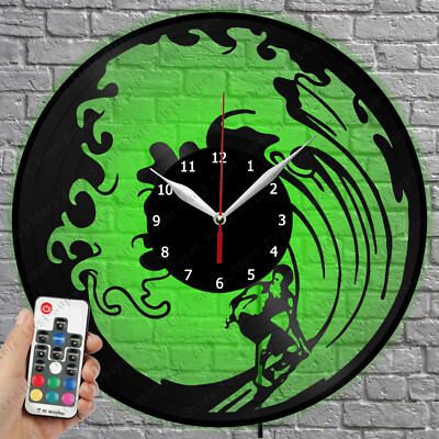 LED Clock Surfing Vinyl Record Wall Clock Led Light Wall Clock 1341