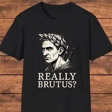 Julius Caesar Funny Shirt, Really Brutus, Dark Humor Graphic, History Meme Gift