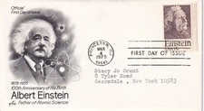 STAMP US SCOTT 1774 "Albert Einstein" 15 CENT 1979 FDC - C